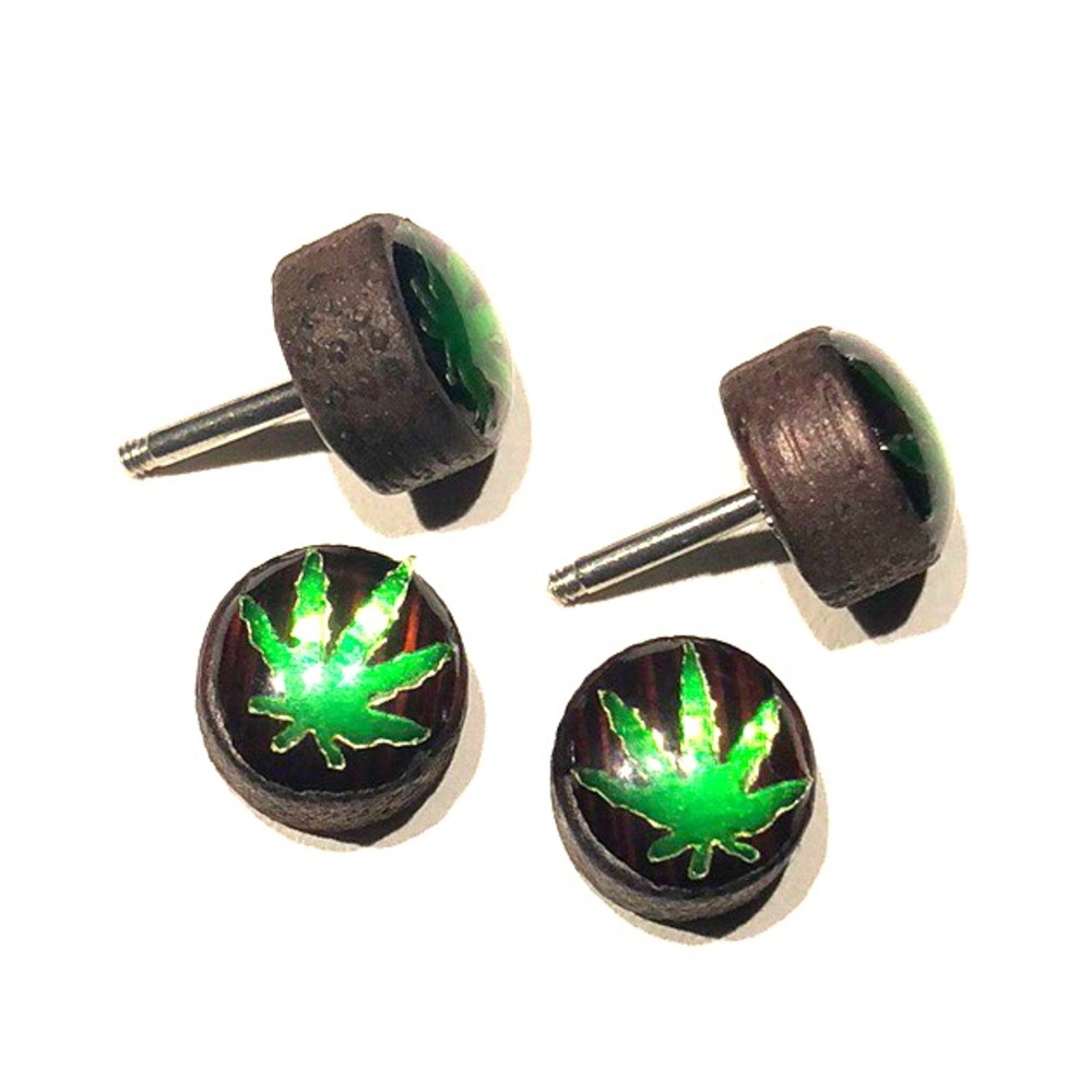 Natural Wood fake plugs